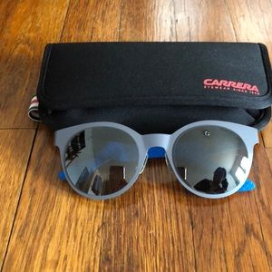 Carrera mirrored sunglasses with case and cloth